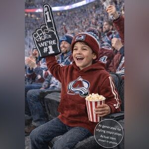 Boys NHL Hoodie Colorado Avalanche – Large (12/14)